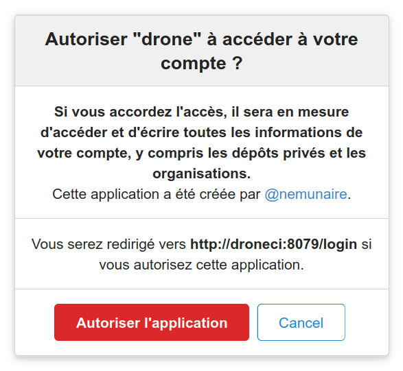 OAuth Drone